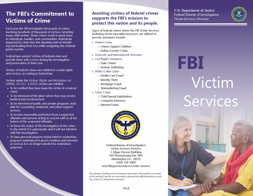Fbi Victim Assistance Program — Fbi